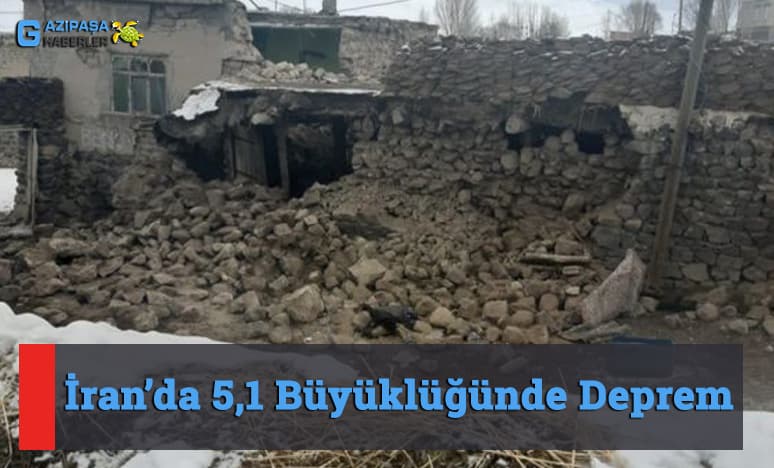 İran’da 5,1 Büyüklüğünde Deprem